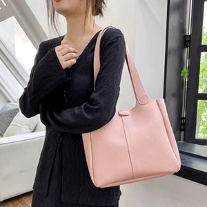 PU Leather Shoulder Bag Solid Color Women Handbag New Tote Bag - Picture 1 of 15