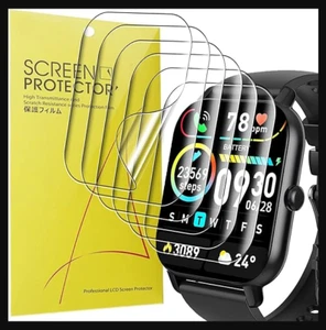 6x Displayschutzfolie  Schutzfolie für Aptkdoe Smartwatch 1.85 Zoll P66D N 2198 - Bild 1 von 4