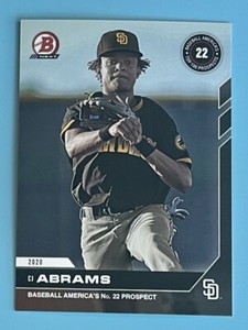 2020 Topps Bowman Next Baseball America Top 100 #T42 CJ Abrams San Diego Padres