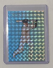 Don Bradman Limited Edition Artist Signed Australia Cricket Refractor Card 1/1