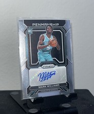 2022-23 Panini Prizm Rookie Autograph Mark Williams RC Auto RP-MWC RC Penmanship