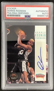 Dennis Rodman Signed 1994 Skybox #280 Card Sticker Basketball Autograph PSA/DNA - Picture 1 of 2
