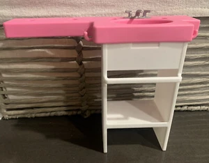 Barbie Dream House 2018 Replacement Part - Bathroom Sink FHY73 - Foto 1 di 4