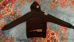 MAN MADE MUSIC  ~ PROMO ZIPPERED HOODIE SWEAT JACKET     MEDIUM   NEW  ! no tags - Imagen 1 de 6