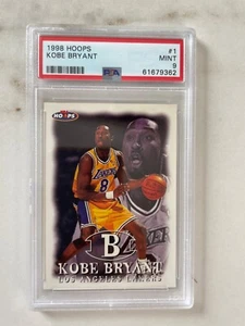 1998-99 Hoops Basketball - Kobe Bryant #1 PSA 9 Los Angeles Lakers - Bild 1 von 2