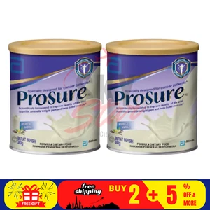 2x Abbott Pro Sure Milk Mejora el Apetito Alto en Proteínas Prebiótico EPA 380g Vainilla - Imagen 1 de 10