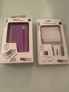 Case Cover Case Metal Case Metallic Nintendo DSI +Stiletto+Film Protect Ice - Picture 1 of 6