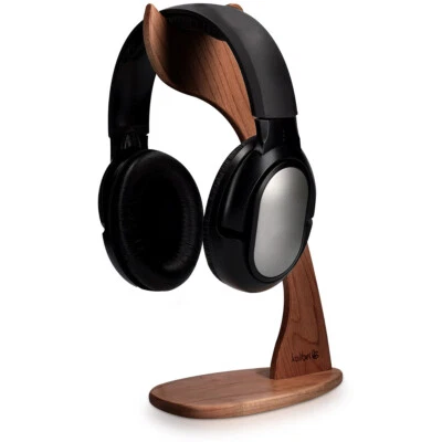 Support universel pour casque audio - Socle porte-casque en bois gaming headset - Photo 1/4