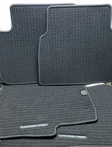 NEW Set Of 4 OEM 2018-2021 Subaru Crosstrek Dark Gray Floor Mats J501SFL020 - Picture 1 of 11