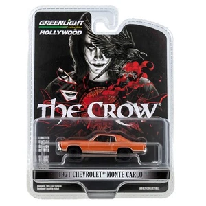 Greenlight Hollywood Series 43 The Crow 1971 Chevrolet Monte Carlo 1:64 Scale - Picture 1 of 1