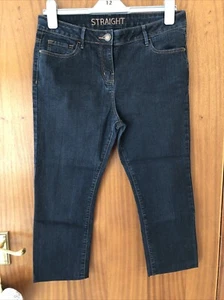 George At Asda Size 12 Cropped Jeans - Picture 1 of 5
