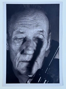 WILLIAM BORROUGHS GOTTFRIED HELNWEIN ORIGINAL PHOTO POST CARD BENEDIKT TASCHEN - Picture 1 of 5