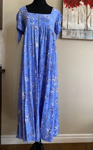 Jaase Maxikleid Cottagecore Empire Taille Bindeband hinten an Ärmelbündchen Gr. S - Bild 1 von 19