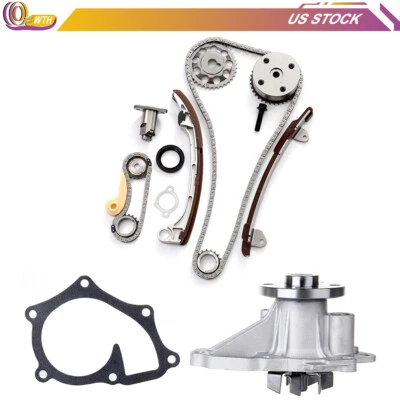 For 2002-2008 Toyota Camry Solara 2.4L DOHC Timing Chain Kit Water Pump - Image 1 of 4