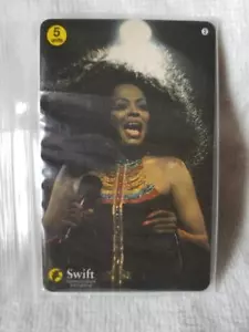 RARE ORIGINAL DIANA ROSS PHONE CARD - BRAND NEW - SWIFT COMMUNICATIONS UK - Picture 1 of 1