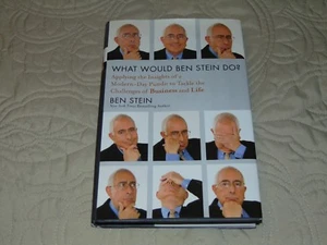 "BRAND NEW" WHAT WOULD BEN STEIN DO - HARD COVER - FREE SHIPPING - Picture 1 of 2