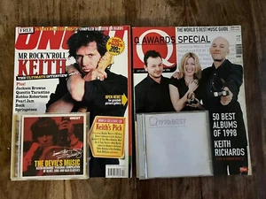 KEITH RICHARDS - UNCUT DEC 2002 & Q JAN 1999/ BOTH WITH CDS / EX CONDITION - Foto 1 di 12