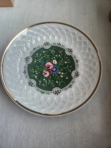 Vtg Schumann Arzberg Porcelain Large Rounded Serving Plate Bavaria Floral - Picture 1 of 4