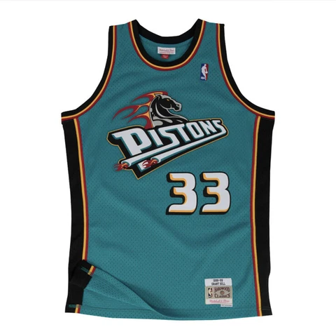 Mitchell & Ness Swingman Jersey Detroit Pistons Road 1998-99 Grant Hill Men’s XS Cover