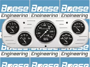 1937-1938 Chevy Car Billet Aluminum Dash Insert Gauge Panel Instrument Cluster - Bild 1 von 4