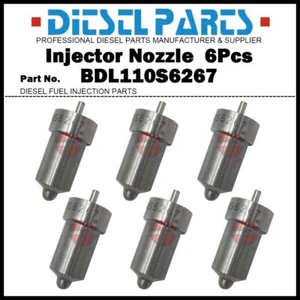 6x Boquilla inyectora de combustible 5611735 BDL110S6267 para Massey Ferguson 133 135 765 865 - Imagen 1 de 10