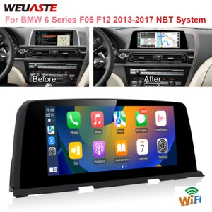 10.25'' Car Screen Linux Navi Stereo For BMW 6 Series F06 F12 2013-17 NBT System - Picture 1 of 12