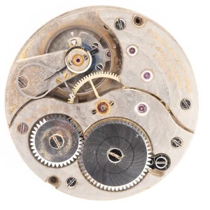Movimiento Reloj Bolsillo Antiguo Regina 43.1 x 9.7 17 Joyas 2 Ajustes, Funciona - Imagen 1 de 4