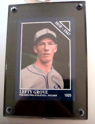 1992- The Sporting News Conlon Collection Colorized  Card  #2- Lefty Grove CASED - Image 1 of 4