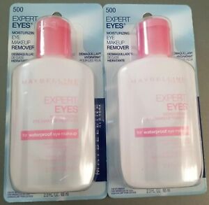 (2) Maybelline Expert Eyes Moisturizing Eye Makeup Remover - Waterproof Makeup