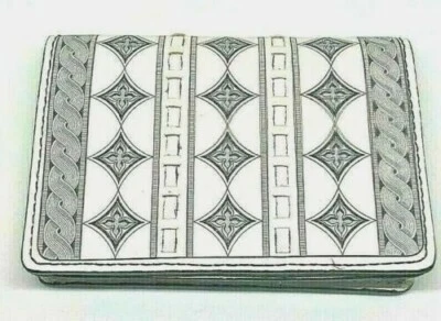 Estuche para tarjetas de crédito de cuero blanco crema Brighton Ferrara LORENZA NUEVO CON ETIQUETAS precio de venta sugerido por el fabricante $80 Foto 1 de 3