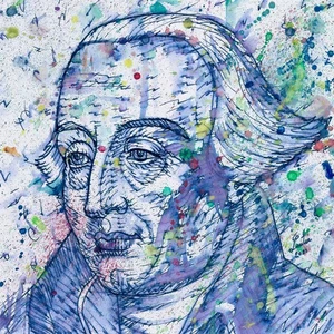 Retrato acuarela JOSEPH-LOUIS LAGRANGE - Póster - pintura impresa de varios tamaños - Imagen 1 de 7