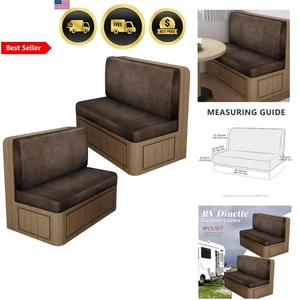 RV Cushion Covers Slipcovers for Dinette Bench Sofa Travel Trailer Protector - Bild 1 von 9