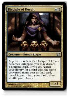 MTG Disciple of Deceit - Journey Into Nyx Moderately Played English Playset (x4) - Image 1 of 4