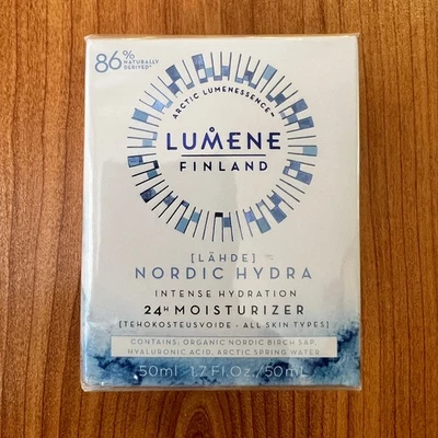 Crema hidratante Lumene Finland Nordic Hydra hidratación intensa 24 horas NUEVA 1,7 oz Foto 1 de 4