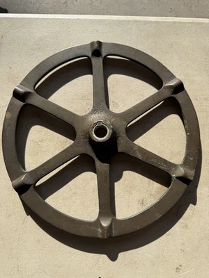 Antique Nautical Ship's Wheel Brass only no Handles 12” - Image 1 of 4