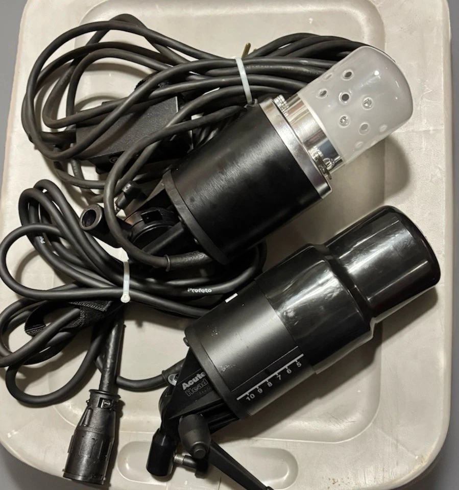 Accesorio de fotografía con cabezal de flash Profoto agudo 2/D4 probado y funciona Foto 1 de 2