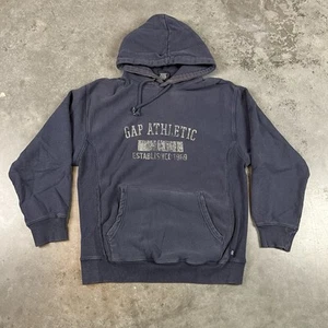 GAP Hoodie Herren Small Blau Vintage Style Fade Distressed Gebraucht - Bild 1 von 20