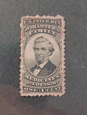 U.S.A MATCH AND MEDICINE STAMPS SCOTT RS98c. - Image 1 of 2