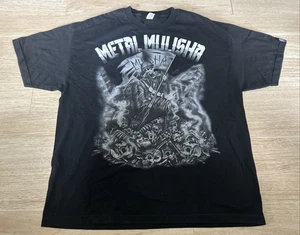 Vintage Y2K Metal Mulisha Skull Army Graphics Shirt Herren Gr. XXL Punk Grunge Rare - Bild 1 von 9