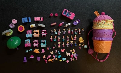 大量 Polly 口袋 批量 22 微型迷你娃娃 公仔 小配件 冰淇淋 — 第 1/4 张图片