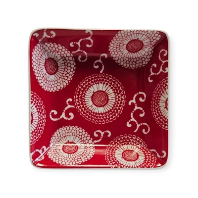 CRATE & BARREL 1 pcs Square Snack Plates Appetizer Dessert Sauce 4" × 4" - Image 1 of 2