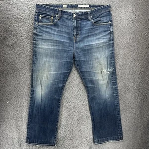 AG Adriano Goldschmied The Protege Men's 40x30 Straight Leg Jeans Blue Denim - Picture 1 of 19