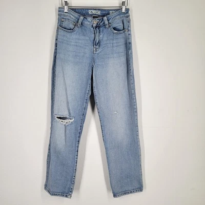Rewash High Rise Vintage Reunion Light Wash Distressed Denim Jeans Size 5 - Image 1 of 4