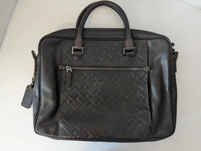 Tumi Ticon Brown Leather Brief Top Zip Travel Luggage Bag Case 31607DBT - Image 1 of 4