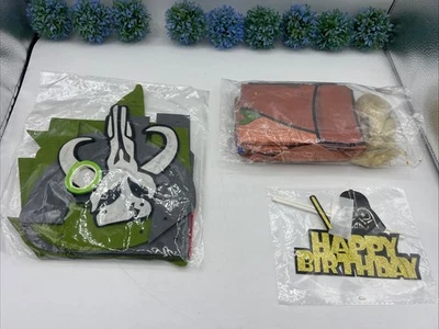 Star Wars 1 Banner de Cumpleaños, 18 Globos, 1 Decoración de Pasteles Foto 1 de 4