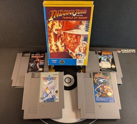 Nintendo Entertainment System NES games lot | Indiana Jones Robocop Top Gun