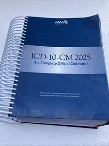 ICD-10-CM 2025 The Complete Official Codebook by American Medical Association VG - Bild 1 von 2