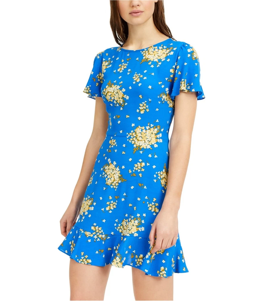 Vestido feminino B. DARLIN com babados skatista fit & flare - Imagem 1 de 1