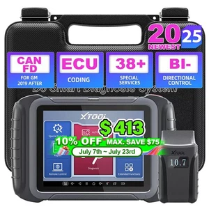 XTOOL D8 BT Bidirectional Auto Diagnostic Scanner E.CU Coding Full System Tool - Foto 1 di 13
