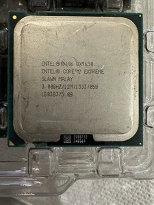 Intel Core 2 Extreme QX9650 3GHz CPU SLAWN Quad-Core LGA775 1333 MHz Processor - Picture 1 of 2